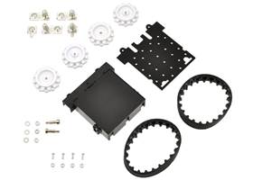Pololu Zumo chassis kit components